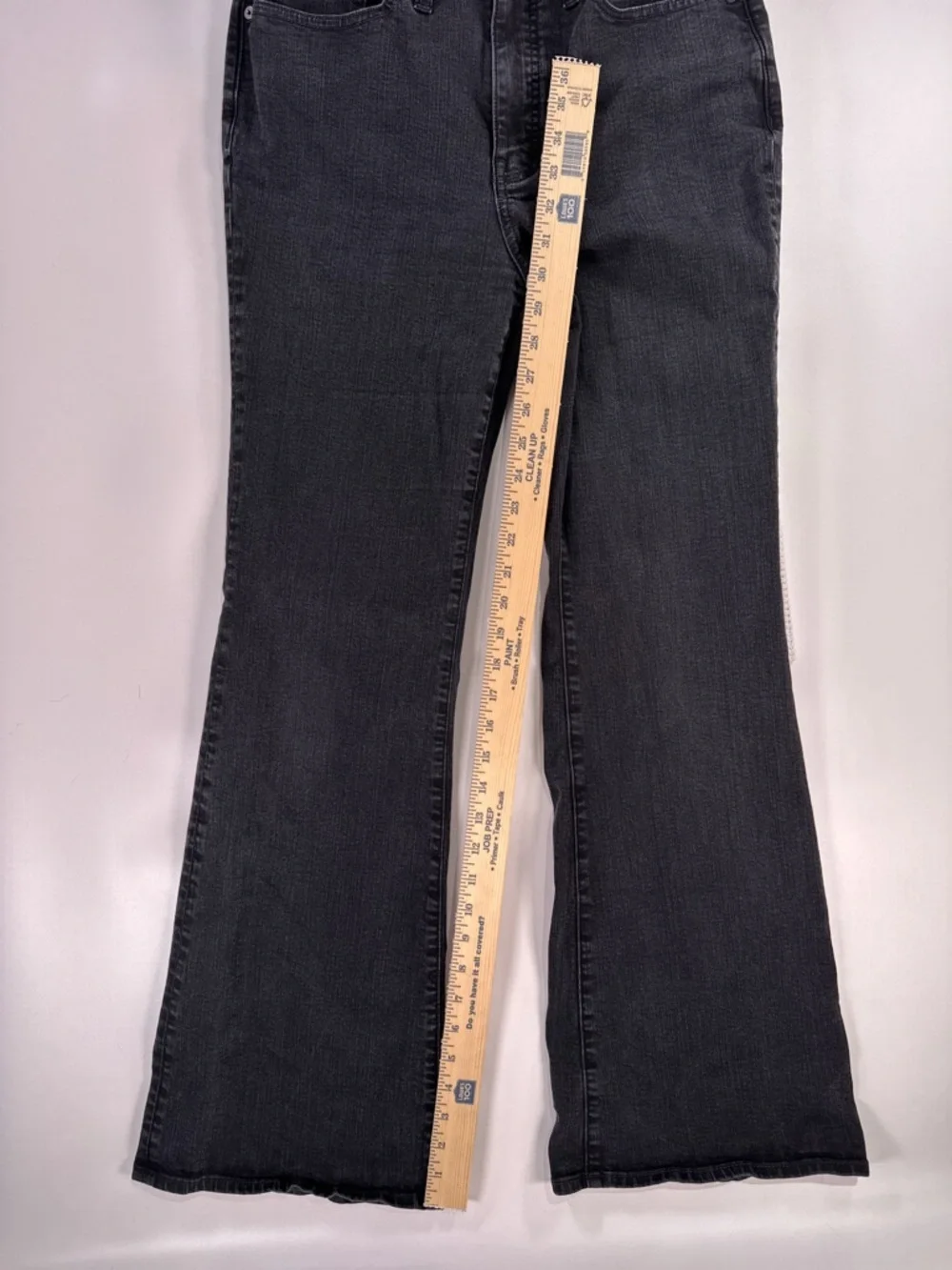 Madewell Women’s High Rise Skinny Flare Jeans Black Size 29 - Picture 15 of 16